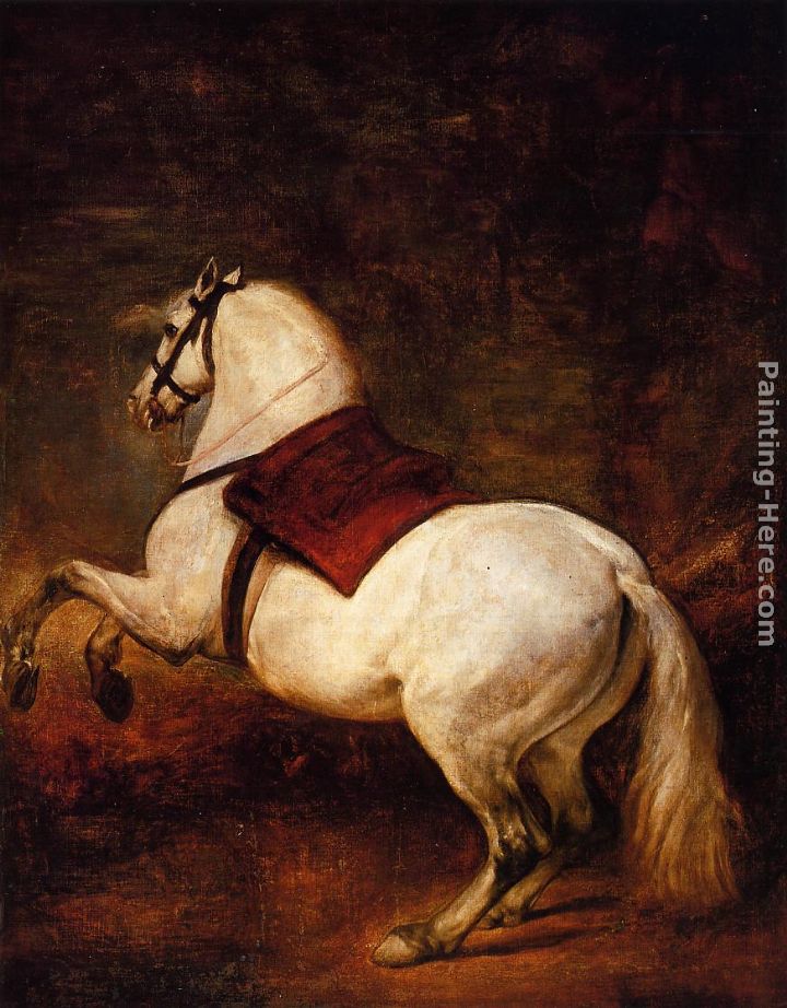 The White Horse painting - Diego Rodriguez de Silva Velazquez The White Horse art painting The White Horse painting - Diego Rodriguez de Silva Velazquez The White Horse art painting